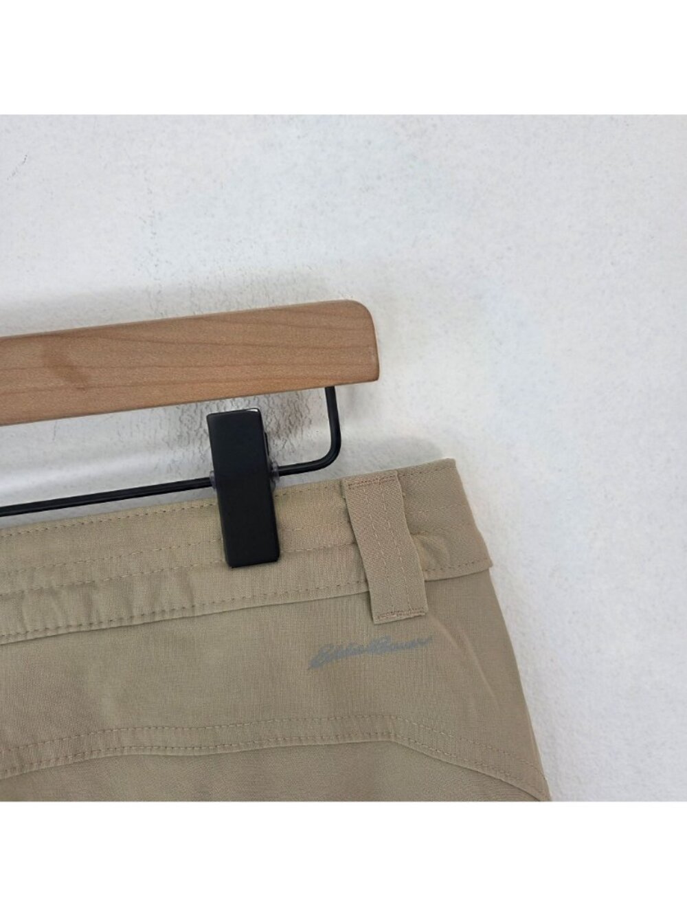 Eddie Bauer Khaki Hiking Pants Cropped Capris Outdoor Cargo Women's 8 - Picture 5 of 9